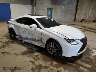 2015 Lexus RC 350 with VIN JTHSE5BC8F5005763, listed as a Copart auction lot 78868934 with 49,432 mi miles and Salvage Title. Bid and sale history available at carsss.com. Image 4.