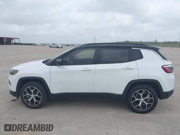 2024 Jeep Compass Limited with VIN 3C4NJDCN5RT145262, listed as a IAAI auction lot 41954147 with 10,933 mi miles and . Bid and sale history available at carsss.com. Image 14.