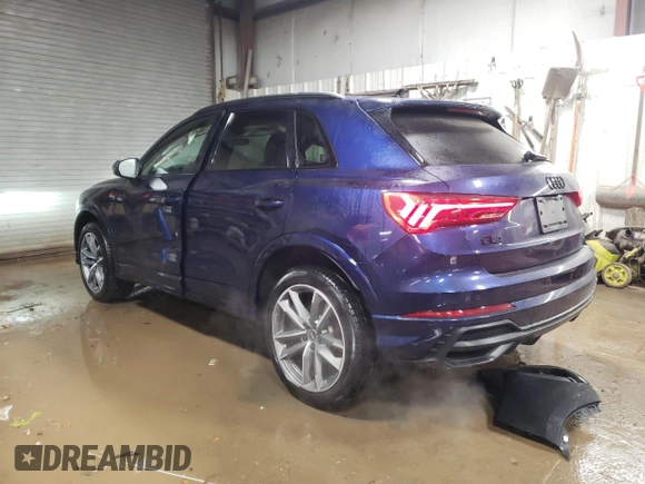 2022 Audi Q3 S line Premium Plus с VIN WA1EECF38N1037304, выставлен на аукционе Copart как лот 85457614 с пробегом 29 472 миль миль и Списание • Salvage title. История ставок и продаж доступна на DreamBid. Изображение 2.