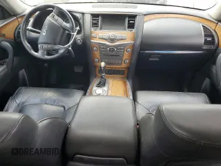 2011 Infiniti QX56 7-passenger with VIN JN8AZ2NF0B9501864, listed as a Copart auction lot 63815714 with 0 mi miles and Clean Title. Bid and sale history available at carsss.com. Image 8.