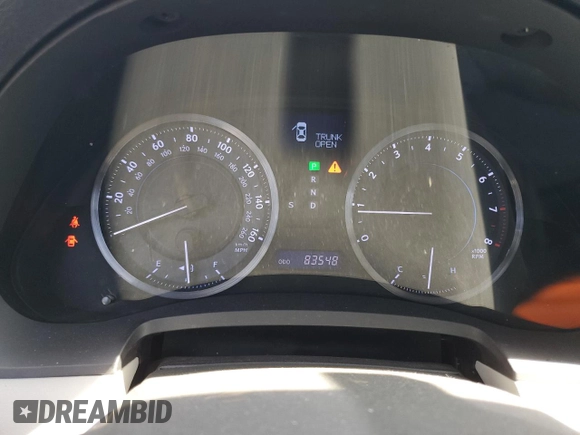 2012 Lexus IS 350 with VIN JTHBE5C27C5029490, listed as a Copart auction lot 46371965 with 83,548 mi miles and Salvage title. Bid and sale history available at DreamBid. Image 9.