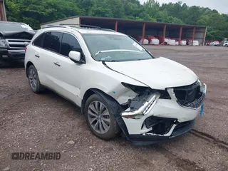 2014 Acura MDX Technology z VIN 5FRYD4H40EBQ22755, wystawiony jako IAAI lot #42302932 z przebiegiem 196 344 mil mil oraz . Historia ofert i sprzedaży dostępna na DreamBid. Obrazek 1.