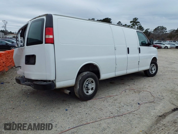 2016 Chevrolet Express Cargo Van with VIN 1GCWGBFF9G1274606, listed as a IAAI auction lot 41566652 with 296,452 mi miles. Bid and sale history available at carsss.com. Image 4.