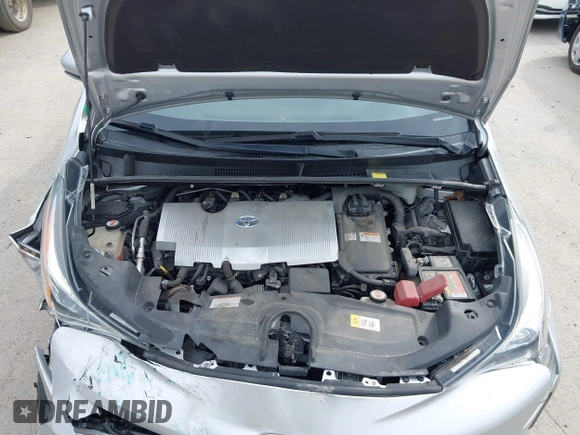 2016 Toyota Prius Two with VIN JTDKBRFUXG3023523, listed as a IAAI auction lot 41757143 with 124,144 mi miles. Bid and sale history available at carsss.com. Image 10.