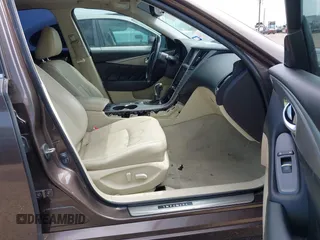 2014 Infiniti Q50 Sport with VIN JN1BV7ARXEM690925, listed as a IAAI auction lot 42163630 with 130,931 mi miles and . Bid and sale history available at carsss.com. Image 5.