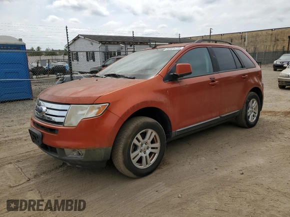 2008 Ford Edge SEL z VIN 2FMDK48C78BA20687, wystawiony jako Copart lot #54423775 z przebiegiem 140 648 mil mil oraz Czysty tytuł • Clean title. Historia ofert i sprzedaży dostępna na DreamBid. Obrazek 1.
