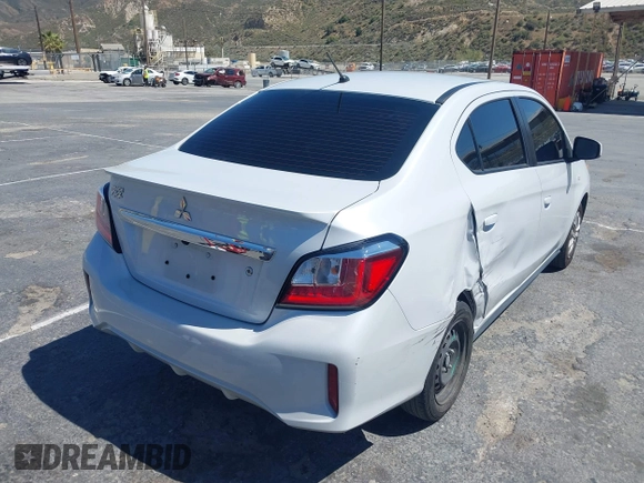 2022 Mitsubishi Mirage ES с VIN ML32FUFJ7NHF09676, выставлен на аукционе IAAI как лот 42298981 с пробегом 50 026 миль миль и . История ставок и продаж доступна на DreamBid. Изображение 4.