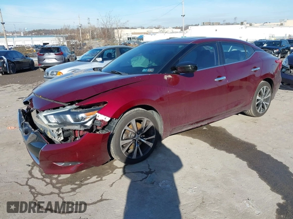 2018 Nissan Maxima SV with VIN 1N4AA6AP5JC367756, listed as a IAAI auction lot 41141245 with 84,242 mi miles and . Bid and sale history available at DreamBid. Image 16.