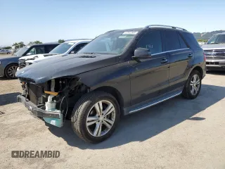 2015 Mercedes-Benz M 350 with VIN 4JGDA5JB2FA499071, listed as a Copart auction lot 62532565 with 91,704 mi miles and Salvage title. Bid and sale history available at DreamBid. Image 1.