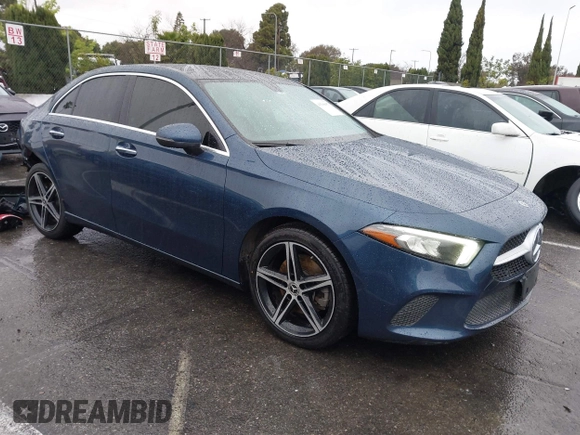 2021 Mercedes-Benz A 220 with VIN W1K3G4EB9MJ272143, listed as a IAAI auction lot 41568057 with 36,733 mi miles and . Bid and sale history available at DreamBid. Image 1.