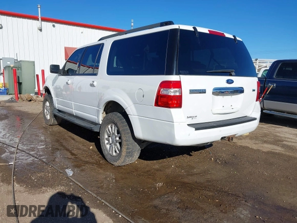 2013 Ford Expedition EL XLT with VIN 1FMJK1J58DEF12950, listed as a IAAI auction lot 40992286 with 185,786 mi miles. Bid and sale history available at carsss.com. Image 3.