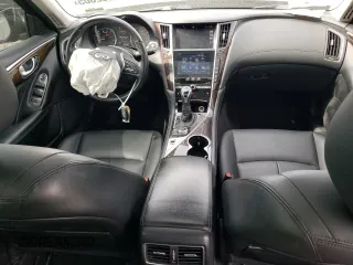 2019 Infiniti Q50 Luxe z VIN JN1EV7AR9KM555279, wystawiony jako Copart lot #53832605 z przebiegiem 96 415 mil mil oraz Szkoda całkowita • Salvage title. Historia ofert i sprzedaży dostępna na DreamBid. Obrazek 8.