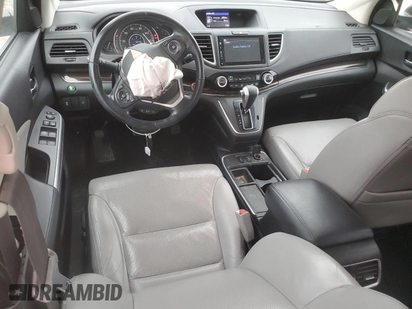 2015 Honda CR-V EX-L with VIN 2HKRM4H78FH666992, listed as a Copart auction lot 42400585 with 155,445 mi miles and Salvage Title. Bid and sale history available at carsss.com. Image 8.