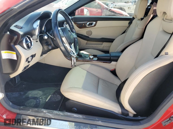 2014 Mercedes-Benz SLK-Class SLK 250 with VIN WDDPK4HA5EF085604, listed as a Copart auction lot 72010054 with 55,360 mi miles and Salvage Title. Bid and sale history available at carsss.com. Image 7.