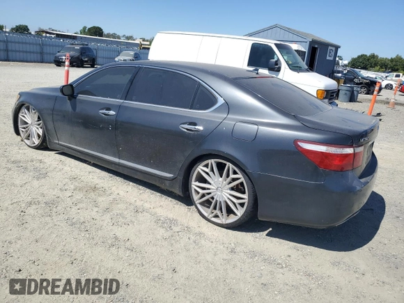 2007 Lexus LS 460 L with VIN JTHGL46F975018422, listed as a Copart auction lot 60941055 with Not provided miles and Clean title. Bid and sale history available at DreamBid. Image 2.