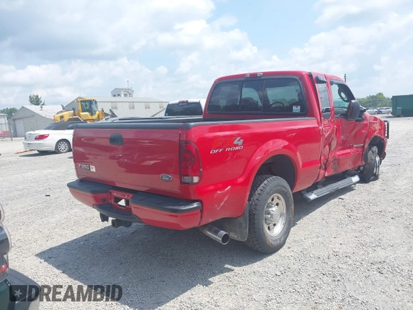 2004 Ford F-250 XL with VIN 1FTNX21P24EB26202, listed as a IAAI auction lot 42761886 with 58,980 mi miles and . Bid and sale history available at DreamBid. Image 4.