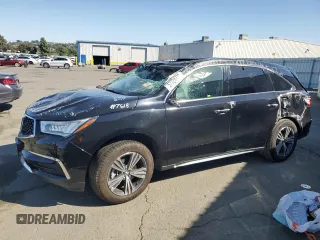 2018 Acura MDX z VIN 5J8YD3H37JL008668, wystawiony jako Copart lot #57724735 z przebiegiem 94 418 mil mil oraz Szkoda całkowita • Salvage title. Historia ofert i sprzedaży dostępna na DreamBid. Obrazek 1.
