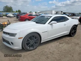 2014 Chevrolet Camaro LS z VIN 2G1FA1E39E9290972, wystawiony jako Copart lot #56696385 z przebiegiem 132 253 mil mil oraz Szkoda całkowita • Salvage title. Historia ofert i sprzedaży dostępna na DreamBid. Obrazek 1.