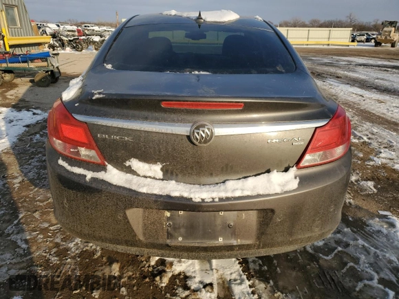 2011 Buick Regal CXL RL4 with VIN W04GS5ECXB1007019, listed as a Copart auction lot 45135225 with 160,820 mi miles and Salvage title. Bid and sale history available at DreamBid. Image 6.