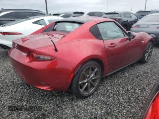 2018 Mazda MX-5 Miata RF Grand Touring with VIN JM1NDAM76J0204004, listed as a Copart auction lot 73985134 with 0 mi miles and Non Repairable. Bid and sale history available at carsss.com. Image 3.