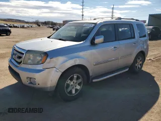 2011 Honda Pilot Touring with VIN 5FNYF4H91BB097502, listed as a Copart auction lot 46955975 with 189,748 mi miles and Salvage Title. Bid and sale history available at DreamBid. Image 1.