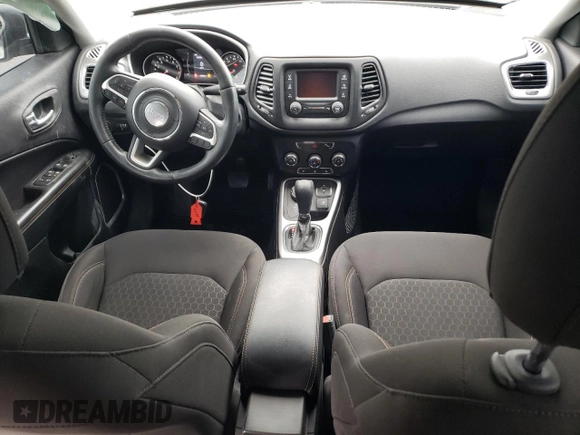 2017 Jeep Compass Sport z VIN 3C4NJDAB9HT658022, wystawiony jako Copart lot #81982624 z przebiegiem 46 396 mil mil oraz Szkoda całkowita • Salvage title. Historia ofert i sprzedaży dostępna na DreamBid. Obrazek 8.