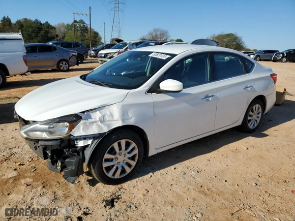 2017 Nissan Sentra SV with VIN 3N1AB7AP6HL656093, listed as a Copart auction lot 50520135 with 136,399 mi miles and Clean Title. Bid and sale history available at carsss.com. Image 1.