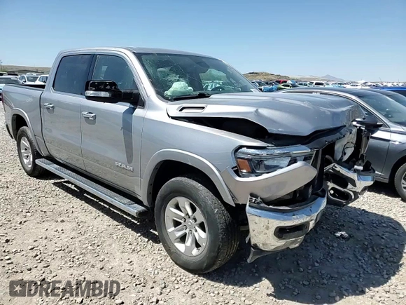 2020 Ram 1500 Laramie with VIN 1C6SRFJT8LN326685, listed as a Copart auction lot 54563825 with 21,246 mi miles and Salvage title. Bid and sale history available at DreamBid. Image 13.