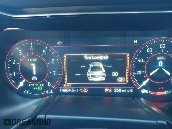 2022 Ford Mustang GT with VIN 1FA6P8CF2N5108429, listed as a IAAI auction lot 41048259 with 14,904 mi miles and . Bid and sale history available at DreamBid. Image 16.