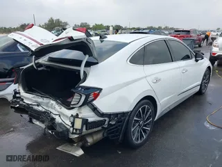 2020 Hyundai Sonata SEL Plus with VIN 5NPEJ4J26LH008699, listed as a IAAI auction lot 41884974 with 59,374 mi miles. Bid and sale history available at carsss.com. Image 4.