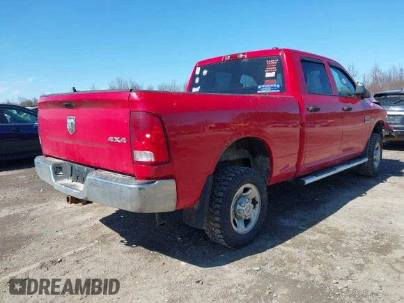 2012 Ram 2500 ST with VIN 3C6TD5CT6CG200358, listed as a IAAI auction lot 41806692 with 143,390 mi miles. Bid and sale history available at carsss.com. Image 4.
