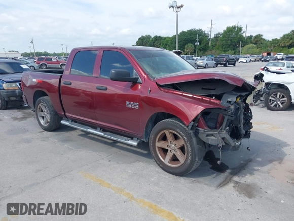2018 Ram 1500 Express with VIN 3C6RR6KG3JG246555, listed as a IAAI auction lot 42082726 with 106,227 mi miles and . Bid and sale history available at DreamBid. Image 1.