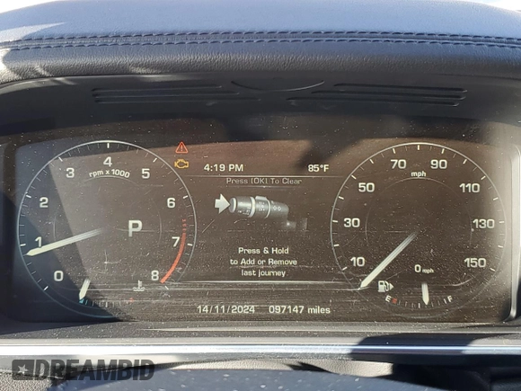 2016 Land Rover Range Rover with VIN SALGR2PF0GA316389, listed as a Copart auction lot 80633504 with 97,147 mi miles and Salvage Title. Bid and sale history available at carsss.com. Image 9.