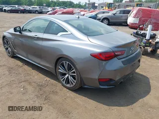 2020 Infiniti Q60 Luxe with VIN JN1EV7EKXLM340458, listed as a IAAI auction lot 42450765 with 64,048 mi miles and . Bid and sale history available at DreamBid. Image 3.
