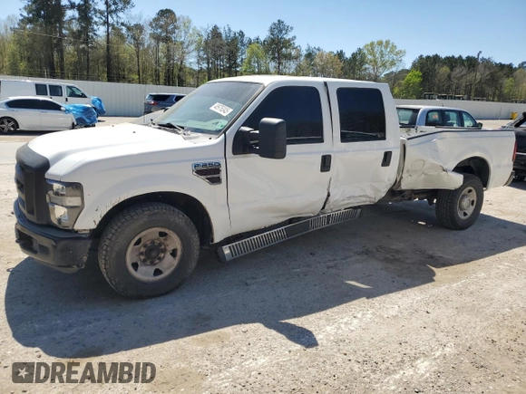 2008 Ford F-250 XL with VIN 1FTSW20R98ED48430, listed as a Copart auction lot 48976345 with 151,120 mi miles and Salvage title. Bid and sale history available at DreamBid. Image 1.