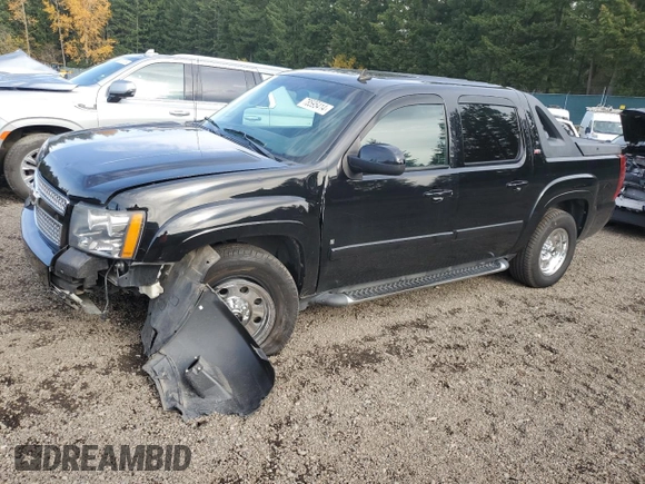 2009 Chevrolet Avalanche 2LT with VIN 3GNFK220X9G209968, listed as a Copart auction lot 78595414 with 153,850 mi miles and Salvage Title. Bid and sale history available at DreamBid. Image 1.