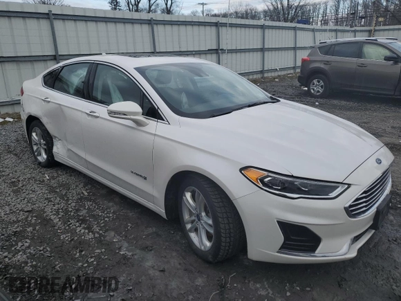 2019 Ford Fusion Hybrid SEL with VIN 3FA6P0MU2KR279477, listed as a Copart auction lot 40099893 with 0 mi miles. Bid and sale history available at carsss.com. Image 4.