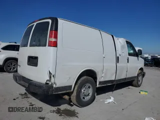 2013 Chevrolet Express Cargo z VIN 1GCWGFBA3D1141367, wystawiony jako Copart lot #46485055 z przebiegiem 338 309 mil mil oraz Czysty tytuł • Clean title. Historia ofert i sprzedaży dostępna na DreamBid. Obrazek 3.