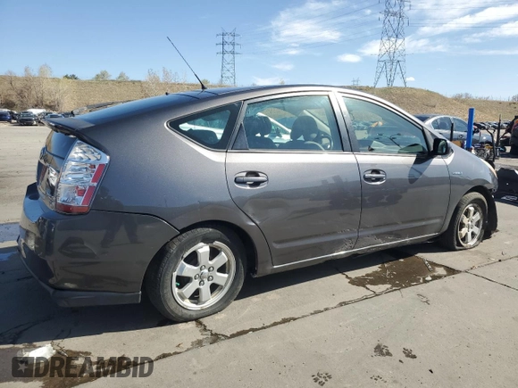 2007 Toyota Prius with VIN JTDKB20U273244839, listed as a Copart auction lot 53083365 with 166,914 mi miles and Salvage Title. Bid and sale history available at carsss.com. Image 3.
