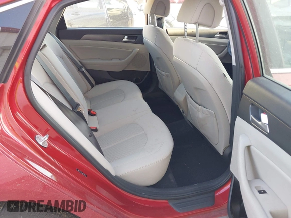 2017 Hyundai Sonata Sport with VIN 5NPE34AF4HH535628, listed as a IAAI auction lot 41721383 with 75,836 mi miles. Bid and sale history available at carsss.com. Image 8.