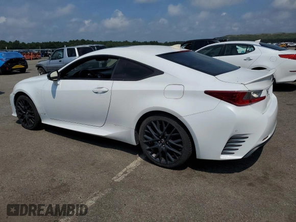 2016 Lexus RC 350 F Sport with VIN JTHSE5BC5G5006161, listed as a Copart auction lot 65256264 with 94,976 mi miles and Non repairable. Bid and sale history available at DreamBid. Image 2.