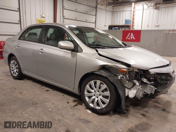 2012 Toyota Corolla L with VIN 5YFBU4EE0CP067121, listed as a IAAI auction lot 41973623 with 46,561 mi miles and . Bid and sale history available at DreamBid. Image 1.