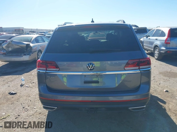 2023 Volkswagen Atlas SE with VIN 1V2JR2CA4PC538749, listed as a IAAI auction lot 41206267 with 23,197 mi miles and . Bid and sale history available at DreamBid. Image 16.