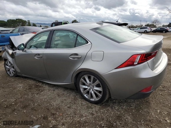 2014 Lexus IS 250 with VIN JTHBF1D24E5023704, listed as a Copart auction lot 43571805 with 111,411 mi miles and Salvage Title. Bid and sale history available at carsss.com. Image 2.