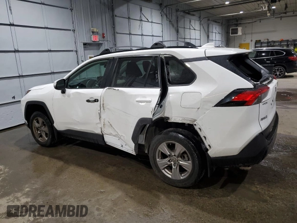 2023 Toyota RAV4 XLE with VIN 2T3P1RFV1PC347198, listed as a Copart auction lot 83267324 with 40,299 mi miles and Salvage Title. Bid and sale history available at carsss.com. Image 2.