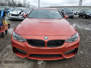 2015 BMW M4 with VIN WBS3R9C50FK332055, listed as a Copart auction lot 48268074 with 65,996 mi miles. Bid and sale history available at carsss.com. Image 5.