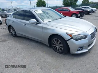 2015 Infiniti Q50 Premium with VIN JN1BV7AR3FM397191, listed as a IAAI auction lot 42298006 with 86,772 mi miles and . Bid and sale history available at DreamBid. Image 1.