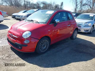 2012 FIAT 500 Gucci with VIN 3C3CFFER7CT343549, listed as a IAAI auction lot 41758660 with 91,786 mi miles. Bid and sale history available at carsss.com. Image 2.