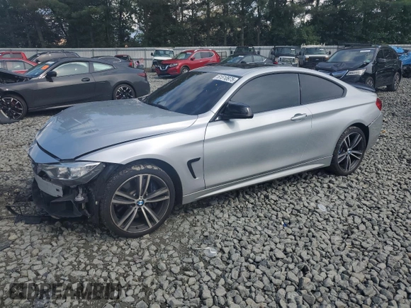 2016 BMW 4 Series 435i xDrive with VIN WBA3R5C51GK374233, listed as a Copart auction lot 61510975 with 97,999 mi miles and Salvage title. Bid and sale history available at DreamBid. Image 1.