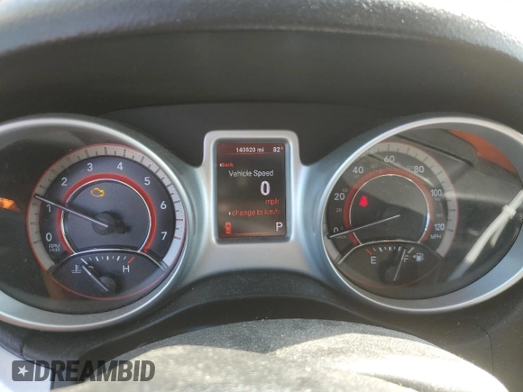2013 Dodge Journey SXT with VIN 3C4PDCBG4DT619319, listed as a Copart auction lot 62964135 with 140,620 mi miles and Salvage title. Bid and sale history available at DreamBid. Image 9.